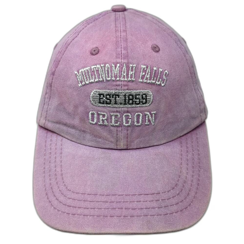 DIMCO Apparel Baseball Cap Pink One Size Multnomah Falls Oregon Est 1859 hat